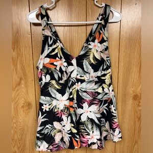 Kona Sol Womens Tankini Bathing Suit Top